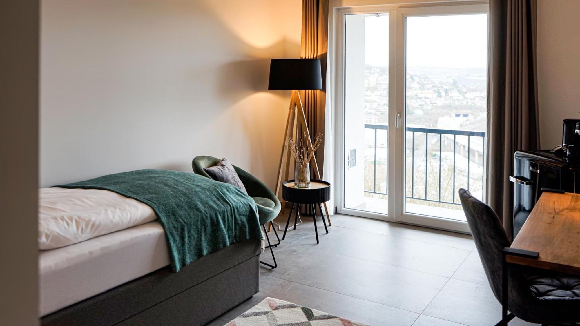 Si-View Einzelzimmer Mit Balkon Zimmer 4 - Hotel Siegen Eksteriør bilde